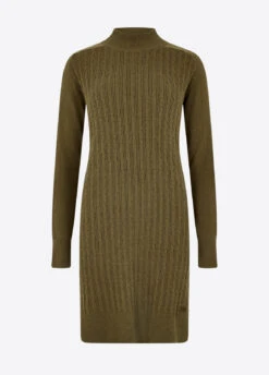 Dubarry McDonnell Sweater Dress - Dusky Green 9 Dubarry McDonnell Sweater Dress - Dusky Green -Dubarry Sales 369049 01