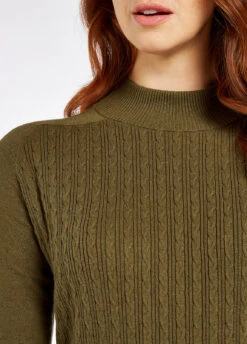 Dubarry McDonnell Sweater Dress - Dusky Green 8 Dubarry McDonnell Sweater Dress - Dusky Green -Dubarry Sales 369049 04