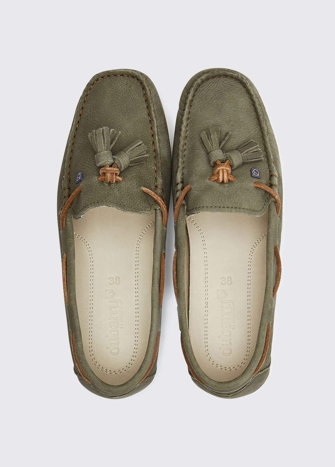 Dubarry Jamaica Loafer - Olive 7 Dubarry Jamaica Loafer - Olive - Image 5