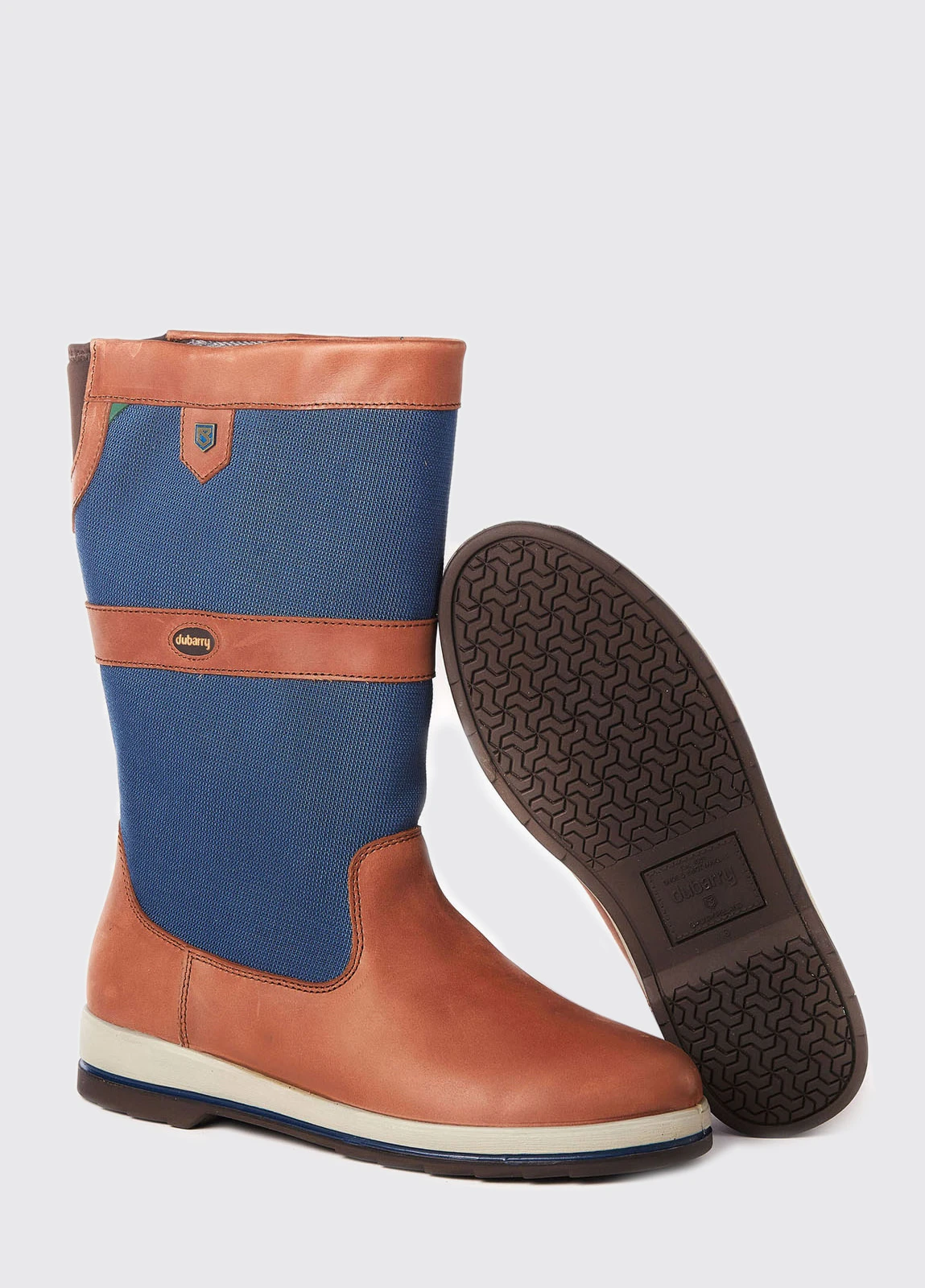 Dubarry Shamrock ExtraFit™ Sailing Boot - Navy/Brown 5 Dubarry Shamrock ExtraFit™ Sailing Boot - Navy/Brown - Image 3