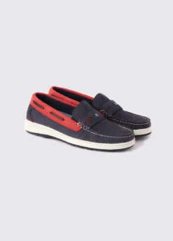 Dubarry Havana Deck Shoes - Denim/Red -Dubarry Sales 376053 1
