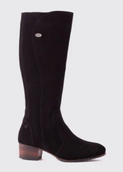 Dubarry Downpatrick Knee High Boot - Black Suede -Dubarry Sales 376293 4