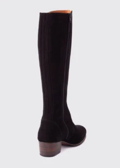 Dubarry Downpatrick Knee High Boot - Black Suede -Dubarry Sales 376293 5