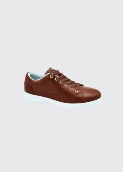 Dubarry Rochelle Leather Trainer - Brown Size EU 37