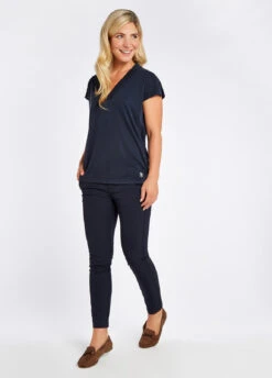 Dubarry Coolestown Cap Sleeve Top - Navy -Dubarry Sales 380903 2