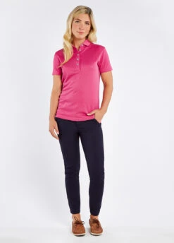 Dubarry Edenderry Polo Shirt - Orchid -Dubarry Sales 381026 3