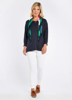 Dubarry Mountlucas 3/4 Sleeve Top - Navy -Dubarry Sales 381103 3