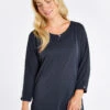 Dubarry Mountlucas 3/4 Sleeve Top - Navy -Dubarry Sales 381103 4