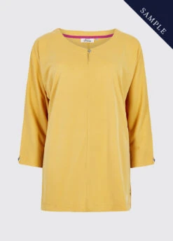 Dubarry Mountlucas 3/4 Sleeve Top - Sunflower - EU 36