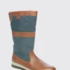 Dubarry Shamrock Sailing Boots - Navy/Brown -Dubarry Sales 384232