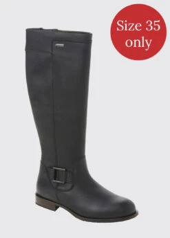 Dubarry Limerick Leather Soled Boot - Black