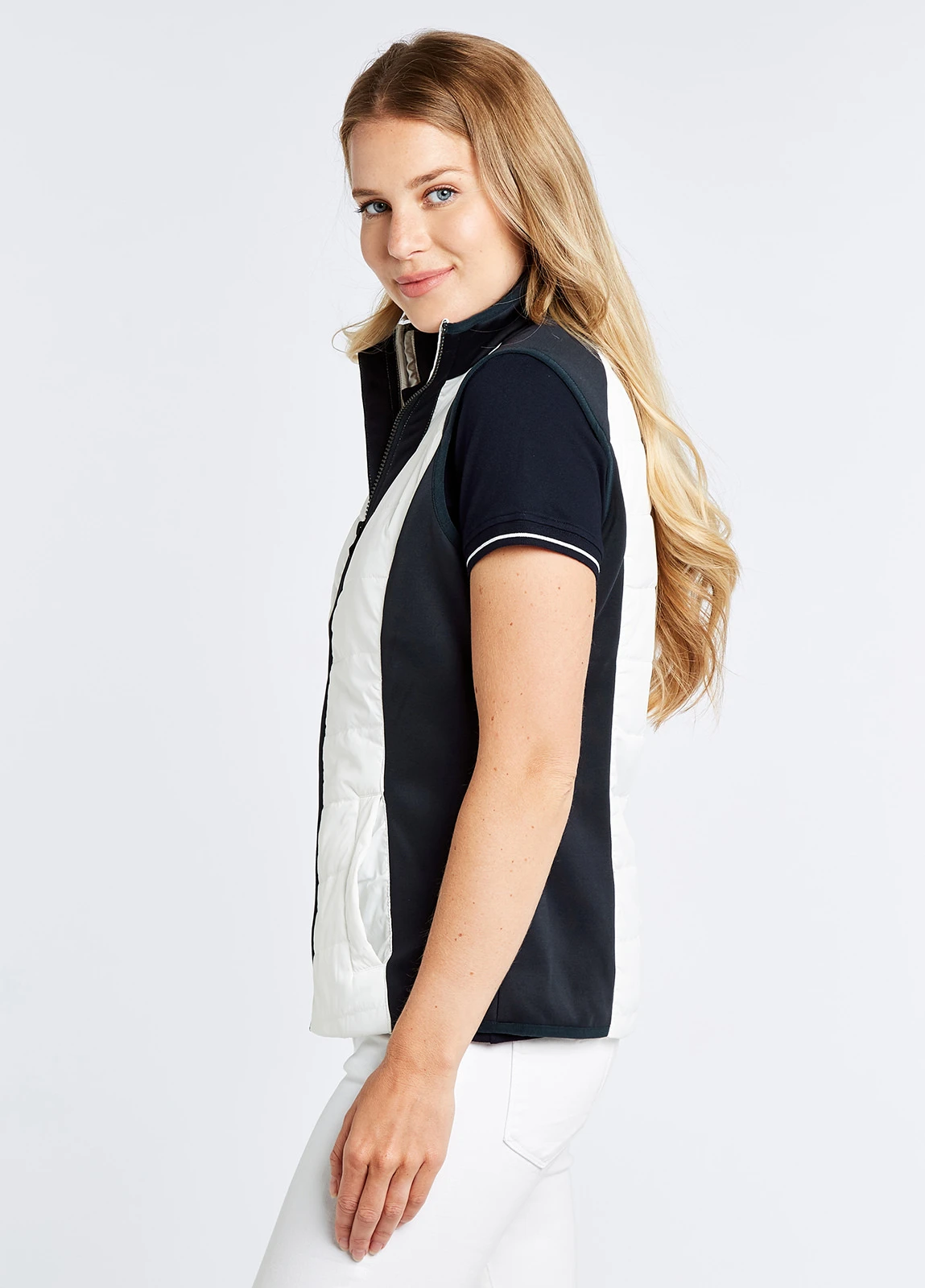 Dubarry Foyle Gilet - White Multi 7 Dubarry Foyle Gilet - White Multi - Image 5