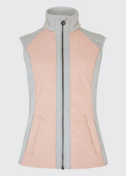Dubarry Foyle Gilet - Dusty Pink - Size EU 36