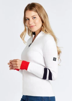 Dubarry Barleycove Sweater - White -Dubarry Sales 401000 4