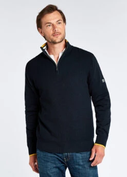 Dubarry Rathwood Zip Neck Knit - Navy
