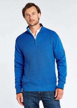 Dubarry Rathwood Zip Neck Knit - Kingfisher - Size M