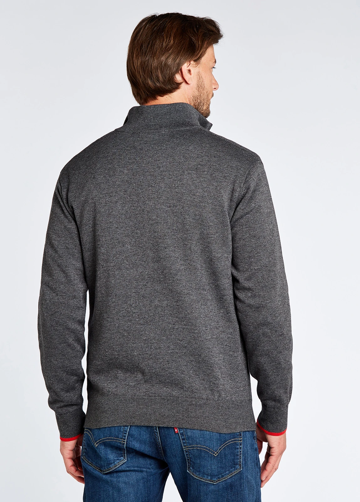 Dubarry Rathwood Zip Neck Knit - Carbon 8 Dubarry Rathwood Zip Neck Knit - Carbon - Image 6