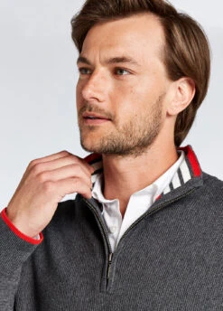 Dubarry Rathwood Zip Neck Knit - Carbon 11 Dubarry Rathwood Zip Neck Knit - Carbon -Dubarry Sales 401170 6