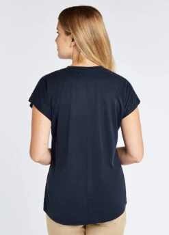 Dubarry Laragh V-Neck Top - Navy -Dubarry Sales 401303 5