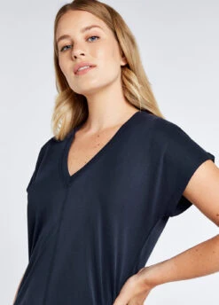 Dubarry Laragh V-Neck Top - Navy -Dubarry Sales 401303 6