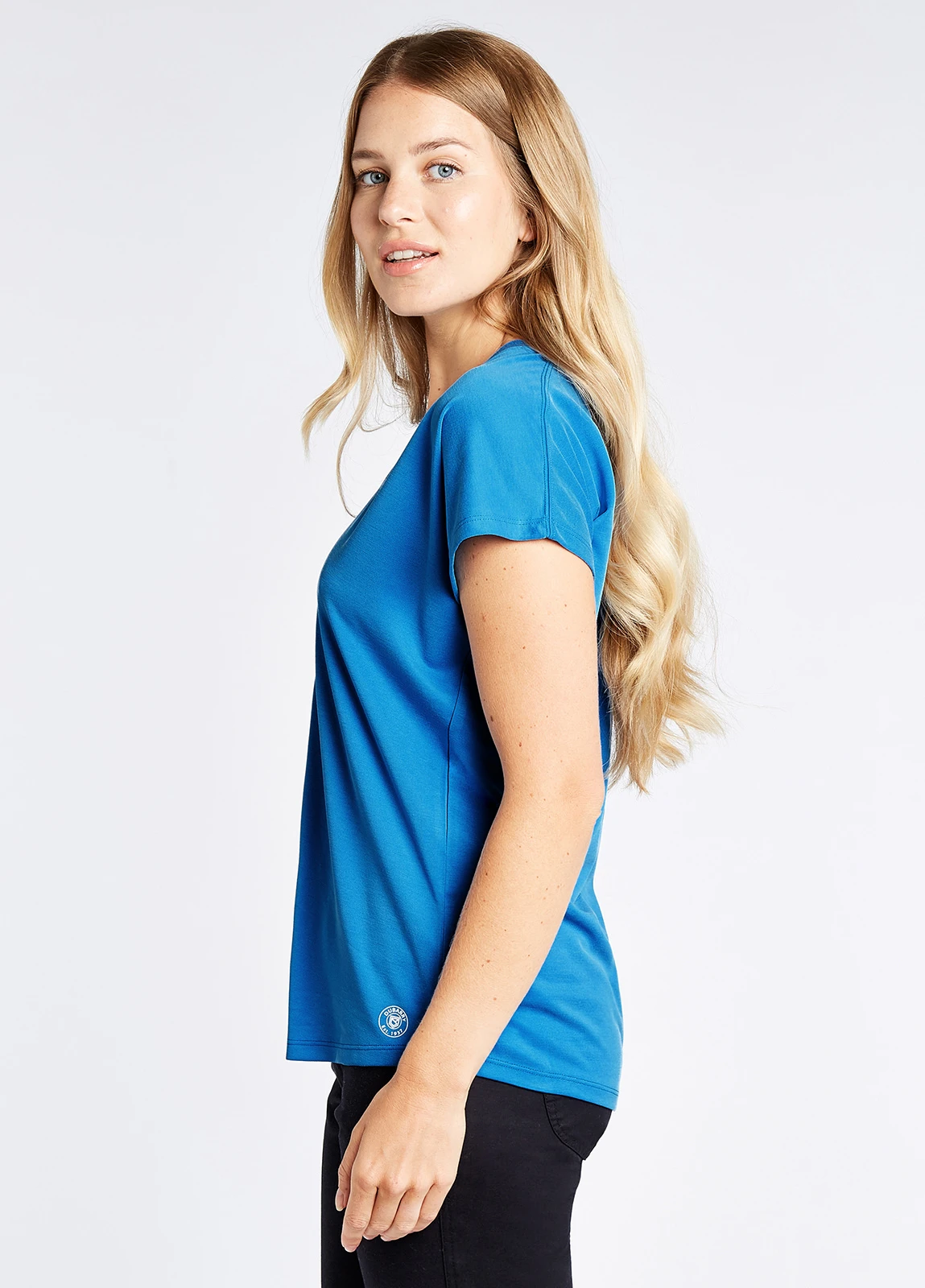 Dubarry Laragh V-Neck Top - Kingfisher 8 Dubarry Laragh V-Neck Top - Kingfisher - Image 6