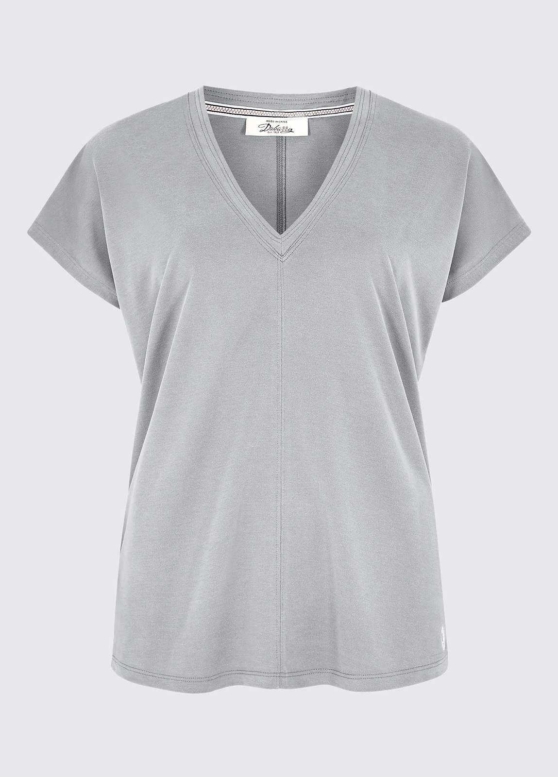 Dubarry Laragh V-Neck Top - Platinum 4 Dubarry Laragh V-Neck Top - Platinum - Image 2