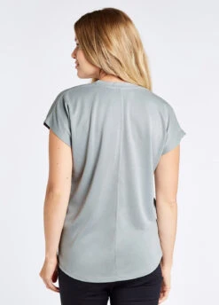 Dubarry Laragh V-Neck Top - Platinum 13 Dubarry Laragh V-Neck Top - Platinum -Dubarry Sales 401330 5