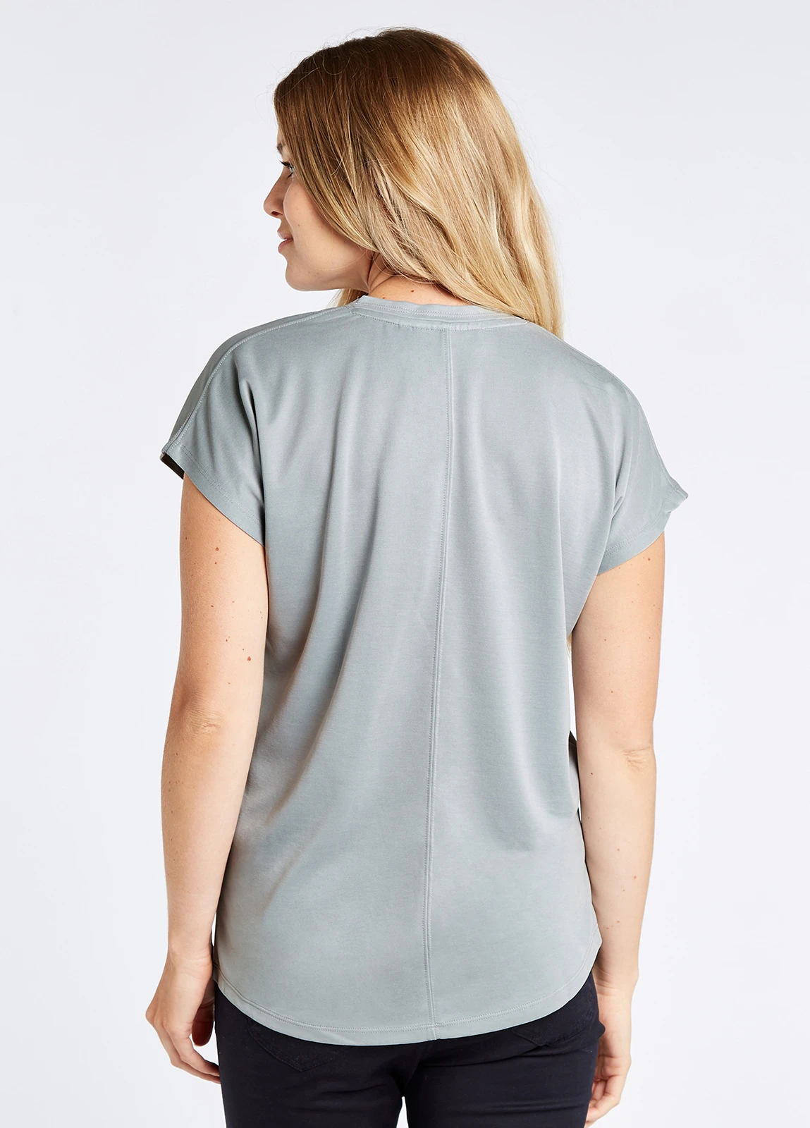 Dubarry Laragh V-Neck Top - Platinum 8 Dubarry Laragh V-Neck Top - Platinum - Image 6