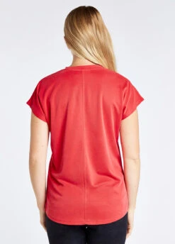 Dubarry Laragh V-Neck Top - Cardinal -Dubarry Sales 401356 5