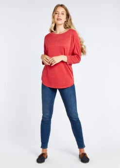 Dubarry Templehouse Tunic Top - Cardinal - EU 36 -Dubarry Sales 401556 2