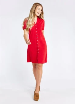 Dubarry Druid Shirt Dress - Cardinal -Dubarry Sales 401656 2