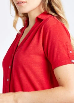 Dubarry Druid Shirt Dress - Cardinal -Dubarry Sales 401656 6