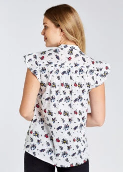 Dubarry Wilder Shirt - White Multi -Dubarry Sales 402500 5