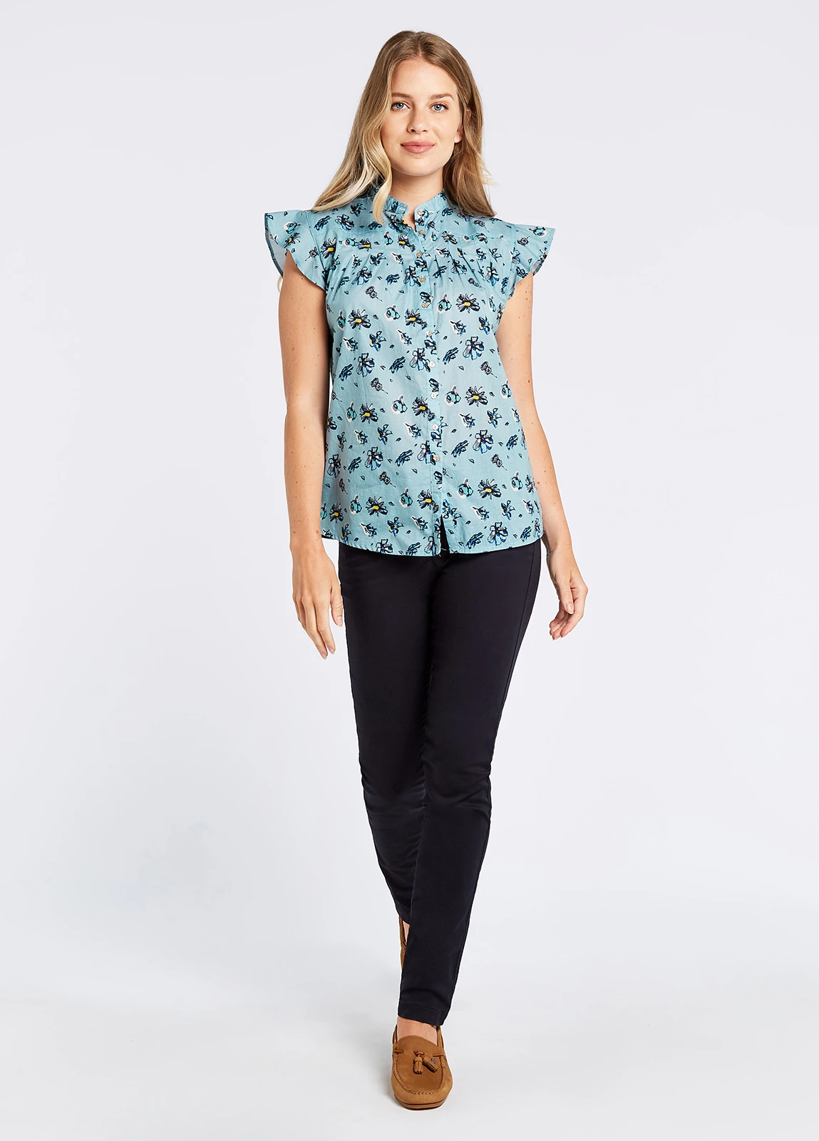 Dubarry Wilder Shirt - Blue Multi 7 Dubarry Wilder Shirt - Blue Multi - Image 5