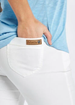 Dubarry Greenway Jeans - White -Dubarry Sales 403000 3