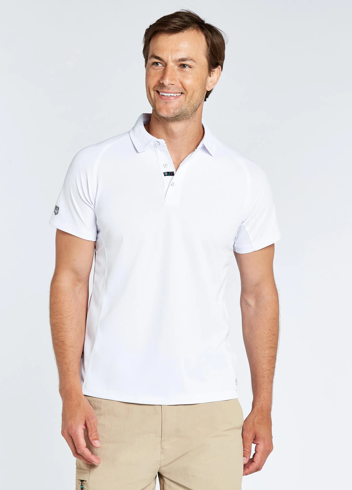 Dubarry Menton Men's Technical Polo - White 3 Dubarry Menton Men's Technical Polo - White
