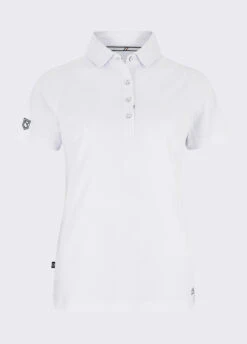 Dubarry Riviera Women's Technical Polo - White -Dubarry Sales 403400 1nYBIivKGLozsw