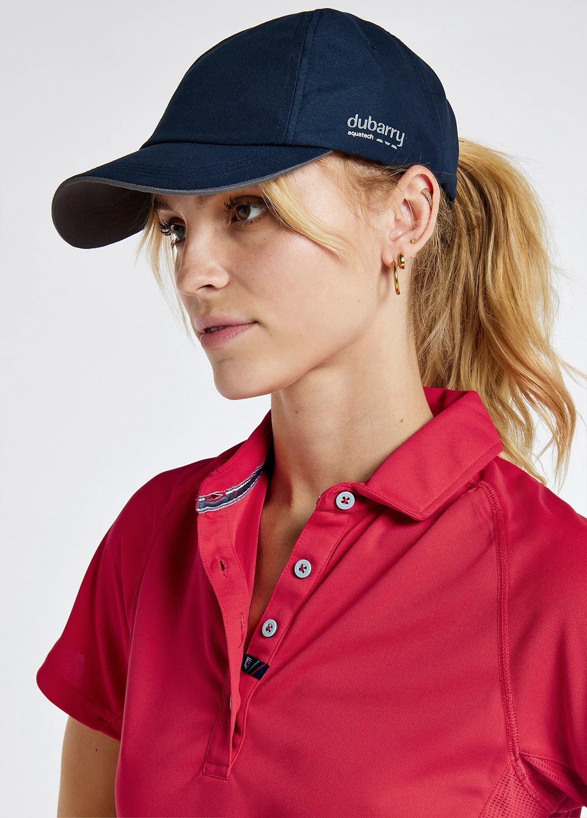 Dubarry Riviera Women's Technical Polo - Red 8 Dubarry Riviera Women's Technical Polo - Red - Image 6