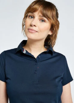 Dubarry Martinique Women's Short-sleeved Polo - Navy -Dubarry Sales 404503 4bHMRbvwne9IDv