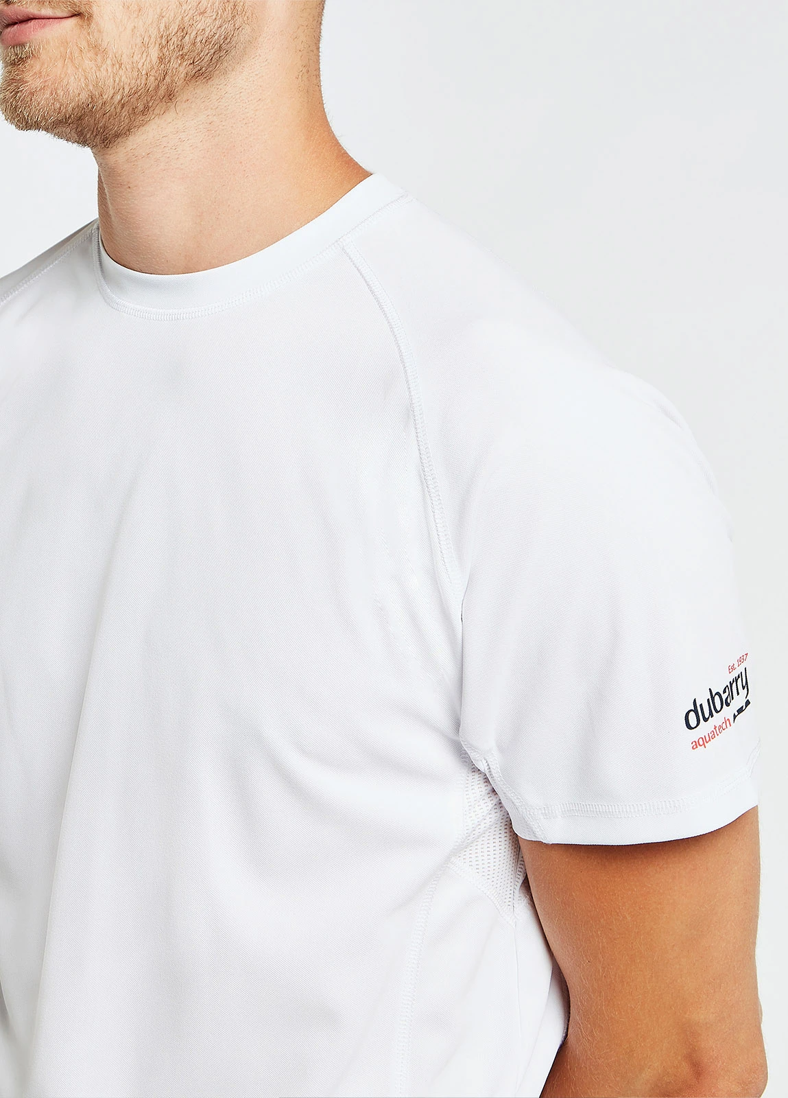 Dubarry Tangier Men's Short-sleeved T-Shirt - White 6 Dubarry Tangier Men's Short-sleeved T-Shirt - White - Image 4