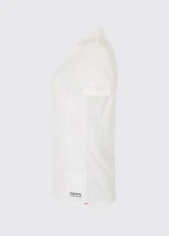 Dubarry Seville Women's V-neck Polo - White 18 Dubarry Seville Women's V-neck Polo - White -Dubarry Sales 405700 3