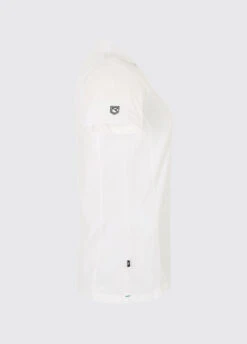 Dubarry Seville Women's V-neck Polo - White 17 Dubarry Seville Women's V-neck Polo - White -Dubarry Sales 405700 4