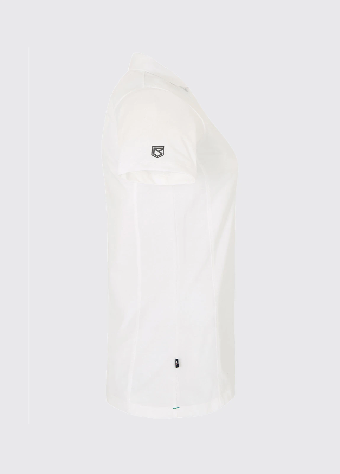 Dubarry Seville Women's V-neck Polo - White 9 Dubarry Seville Women's V-neck Polo - White - Image 7