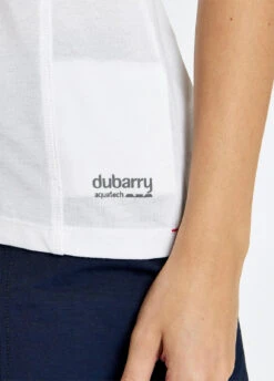 Dubarry Seville Women's V-neck Polo - White 15 Dubarry Seville Women's V-neck Polo - White -Dubarry Sales 405700 7