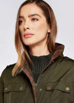 Dubarry Banville Utility Jacket - Olive -Dubarry Sales 406109 5