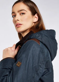 Dubarry Ormond Wax Coat - Ocean Blue -Dubarry Sales 406440 5