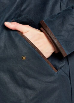 Dubarry Ormond Wax Coat - Ocean Blue -Dubarry Sales 406440 6