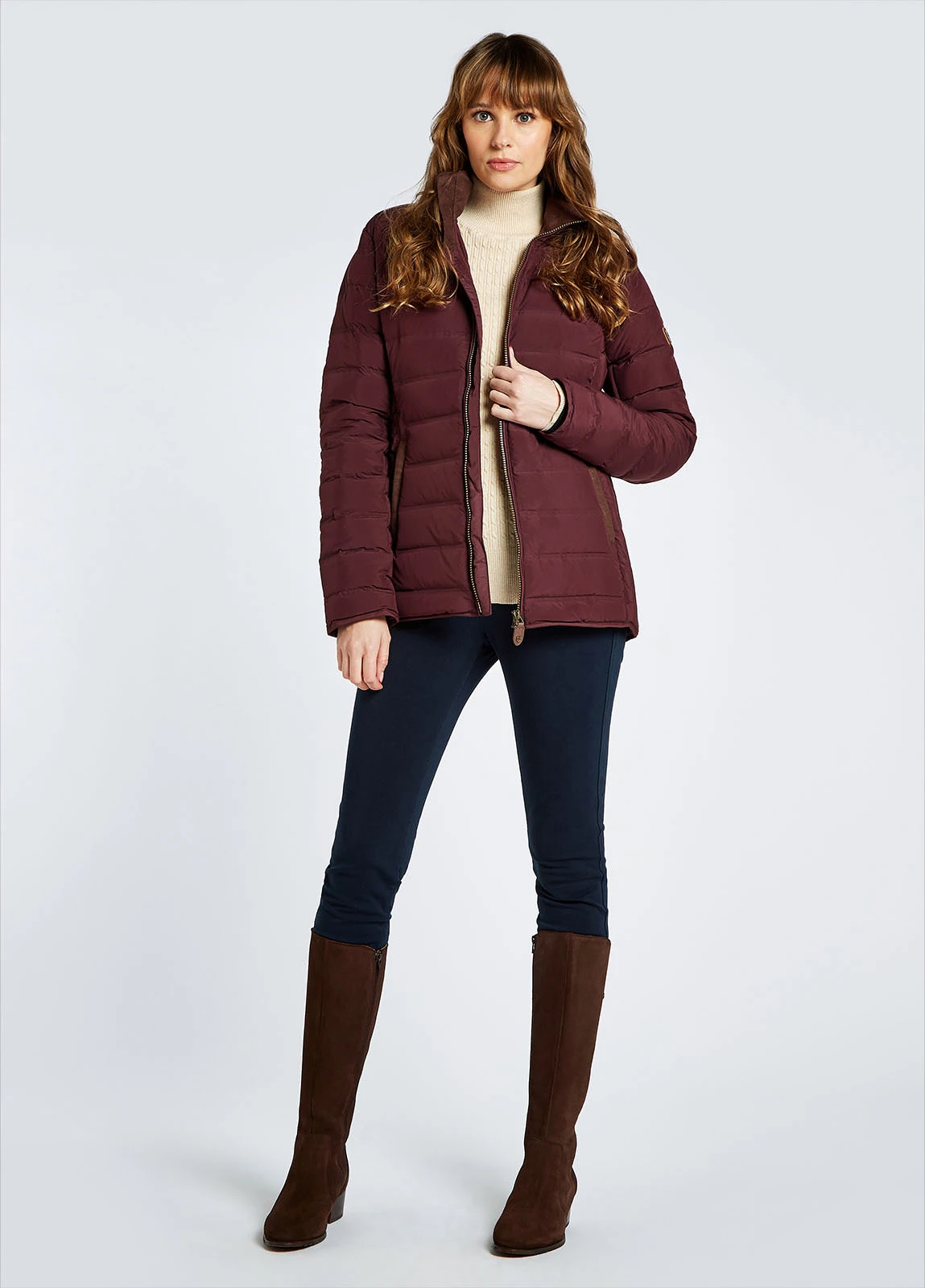 Dubarry Ballinroe Down Jacket - Currant 5 Dubarry Ballinroe Down Jacket - Currant - Image 3