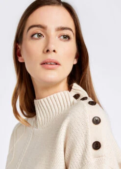 Dubarry Sullivan Knitted Sweater - Chalk -Dubarry Sales 406736 4