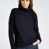 Dubarry Belleek Chunky Roll Neck Sweater - Navy -Dubarry Sales 406803 4